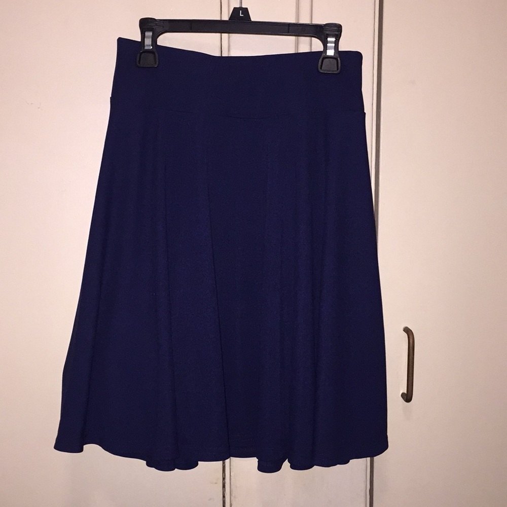 I•N•C Navy Blue Skater Skirt